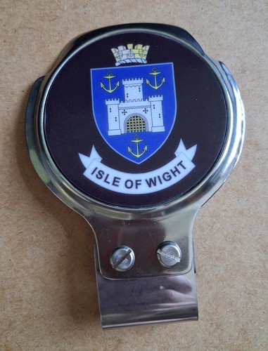 Isle wight car badge clip - isle,