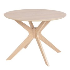 White Oak Round Dining Table