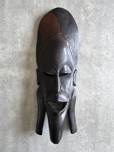 Large vintage african wooden - vintage,