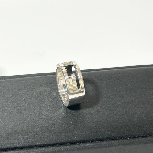 Gucci wide logo silver - gucci,