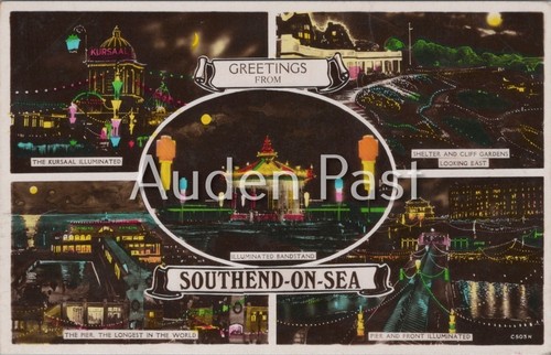 Southend sea illuminated - southend-on-sea,