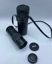 Mirage Zoom camera lens 1:5.6 F=100-200mm 58 - No.81498 with case Vintage retro 