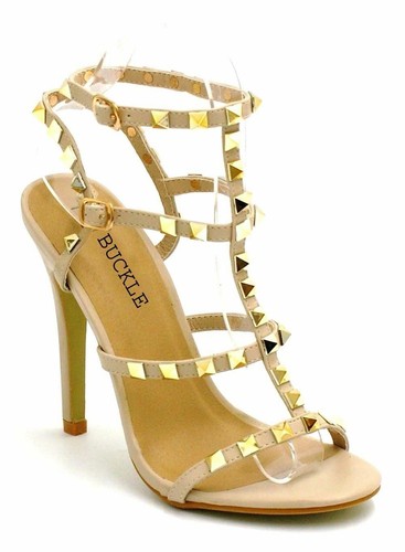 Studded gladiator platform - studded,