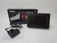 TEXET 7” TFT LCD SCREEN DIGITAL PICTURE FRAME SLEEK ACRYLIC DESIGN WITH STAND