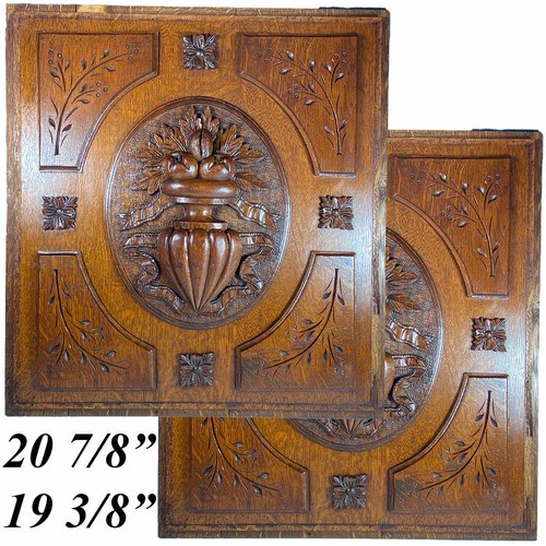 Pair heavy antique - heavy, french