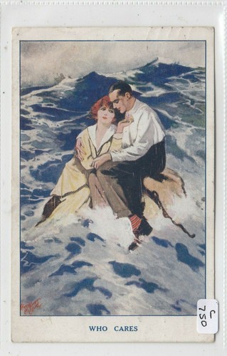 Glamour seaside woman - woman, man