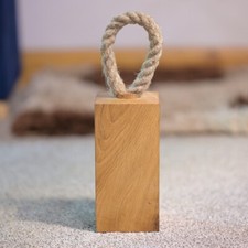 solid oak door stop 1.6kg Hemp