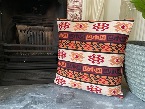 Aztec cushion cover kilim - cushion,