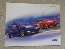 Ford Fiesta ST/Focus ST (Incl. ST-1  ST-2  ST-3)-  Brochure - 2015 - Mint