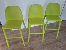 3 no IKEA Urban Junior Chair Lime Green High Chair Stool Kids 