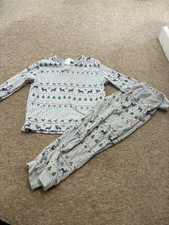 Zara Boys Grey Xmas PJs Size 4-5yrs