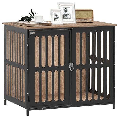 Pawhut dog crate furniture - dog,