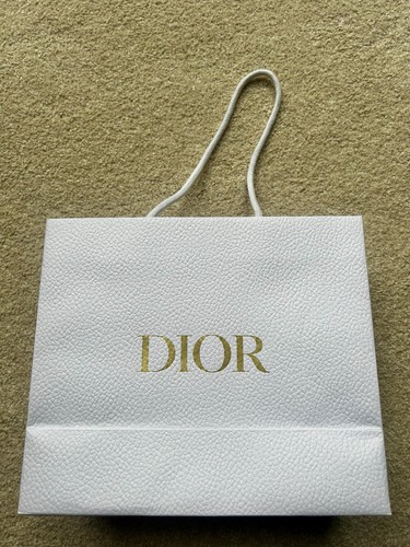 Dior white and gold gift - and, bag