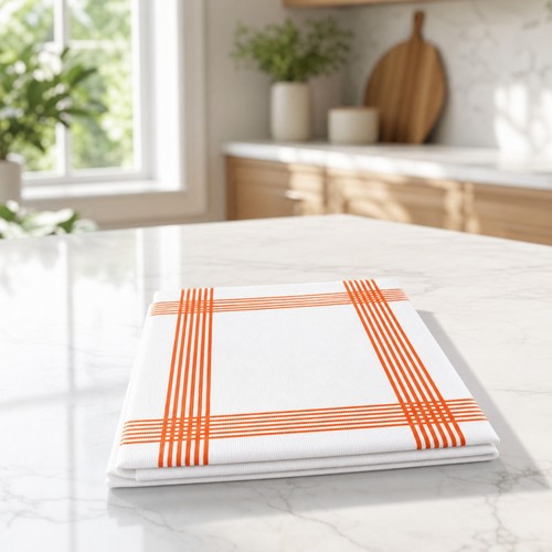 100 cotton waffle - tea, towels