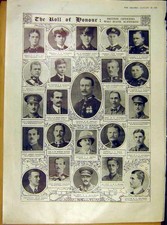 Original Old Antique Print