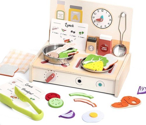 Mini chef wooden kitchen - wooden, with