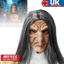 Halloween Witch Mask Scary
