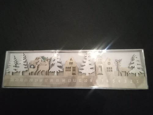 Wooden advent calendar for