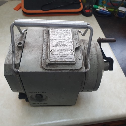 Vintage megger insulation - vintage,