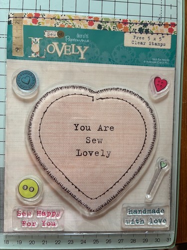Papermania sew lovely 5x5 - lovely, 5x5"