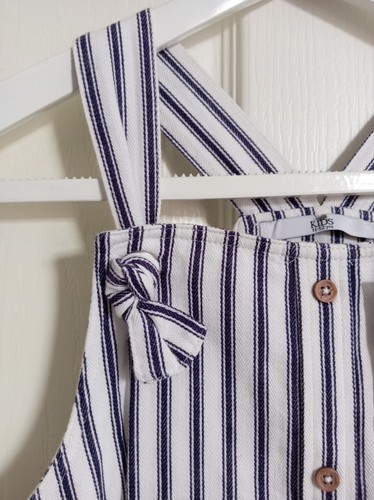 Girls navy striped 100 - girls,