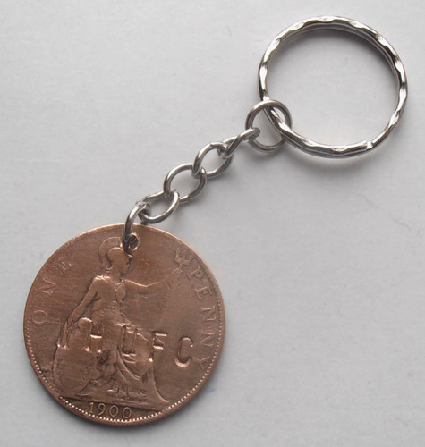 West ham keyring - ham, 1900