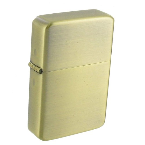 Star brass petrol lighter - brass,