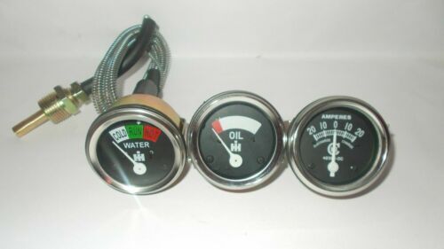 Oil temp amp gauge fits - gauge,