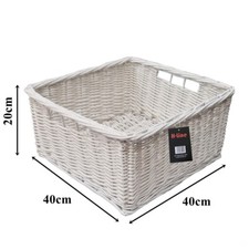 Large Square Wicker Storage