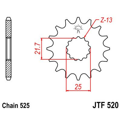 Sprockets rubber pinion - rubber,