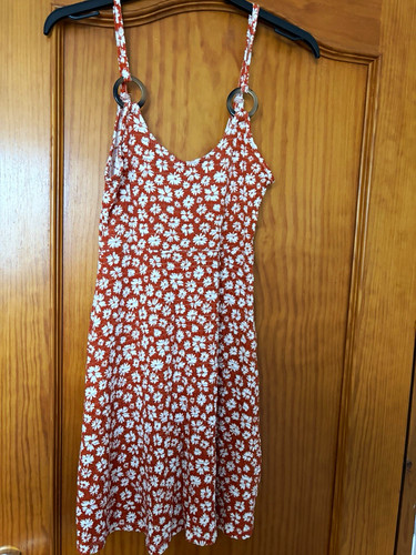 Topshop orange white - topshop,
