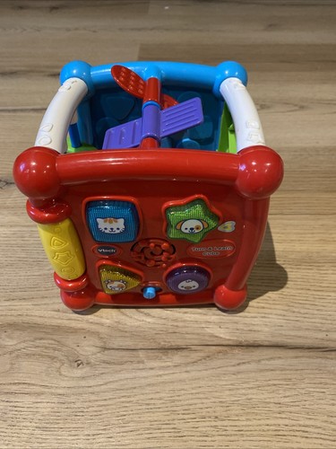 Vtech turn and learn cube - and,