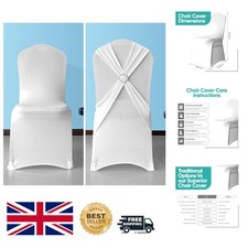 Elegant White Spandex Chair