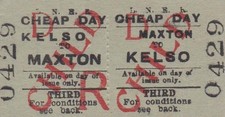 LNER Railway Ticket MAXTON 0429