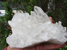 Clear Quartz Crystal bed