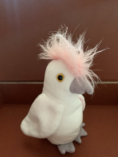 Beanie white parrot plush - ty,