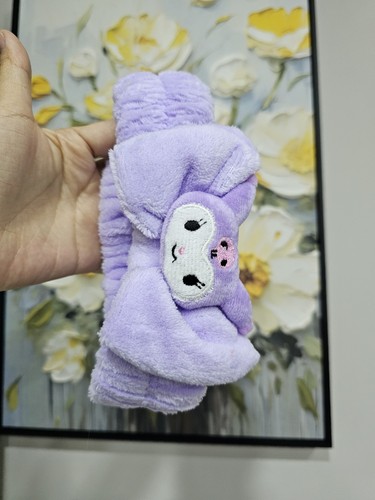 Kuromi headband fluffy - kuromi,