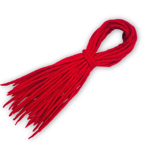 Red dreadlocks 16 - -,