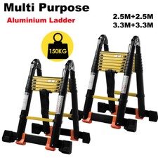 5.0M/6.6M Multi-Purpose Telescopic Ladder Extendable Folding Aluminium Ladders