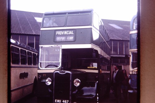 1960s original bus slide - 1960s,