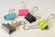 4 x 25mm Colour Metal Bulldog