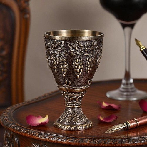 Vintage medieval goblet - vintage,