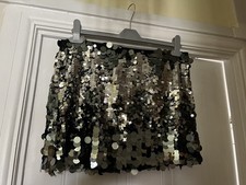 ZARA Dark Grey Sequin Mini