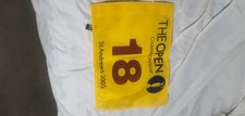 RARE THE OPEN GOLF CHAMPIONSHIP 2005 OFFICIAL PIN FLAG ST ANDREWS TIGER WOODS