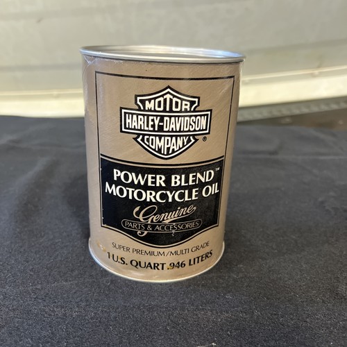 Vtg harley power blend oil - vtg,
