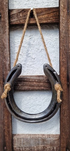 Rustic lucky horseshoe - rustic,