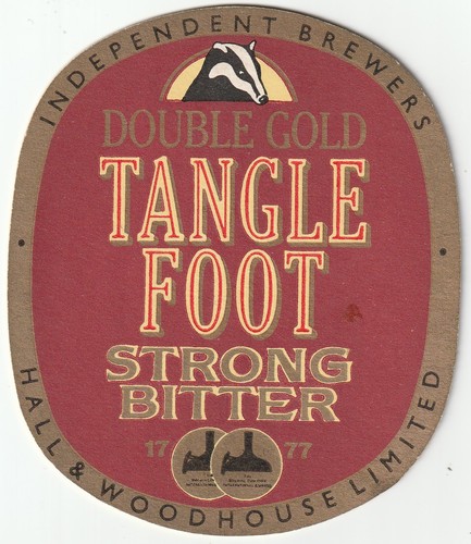Beer mat hall woodhouse - mat, &