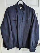 Tu Men's Dark Blue Coat Jacket
