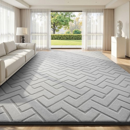 Large rugs living room modern - room,