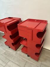 Vintage Mid Century Plastic Boby Trolley By Joe Colombo, Bieffeplast, 60's, 70's